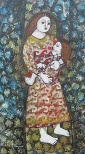 Flower Print Madonna